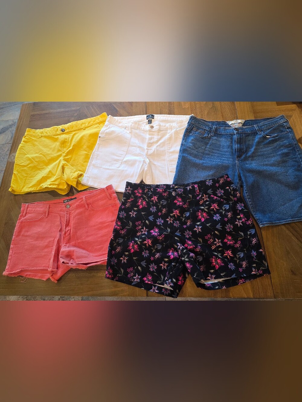 Levis Bermuda Levis Hem Lee Floral Gap Cuffed Gap Khakis Shorts Sz 16 Set Of 5